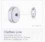 Fil escamotable support de linge